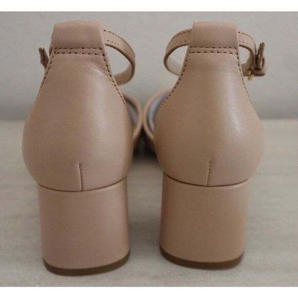 Aldo Women's Sz 6B Nude/Beige Uneral Strappy Block Heel Sandals - Picture 4 of 11